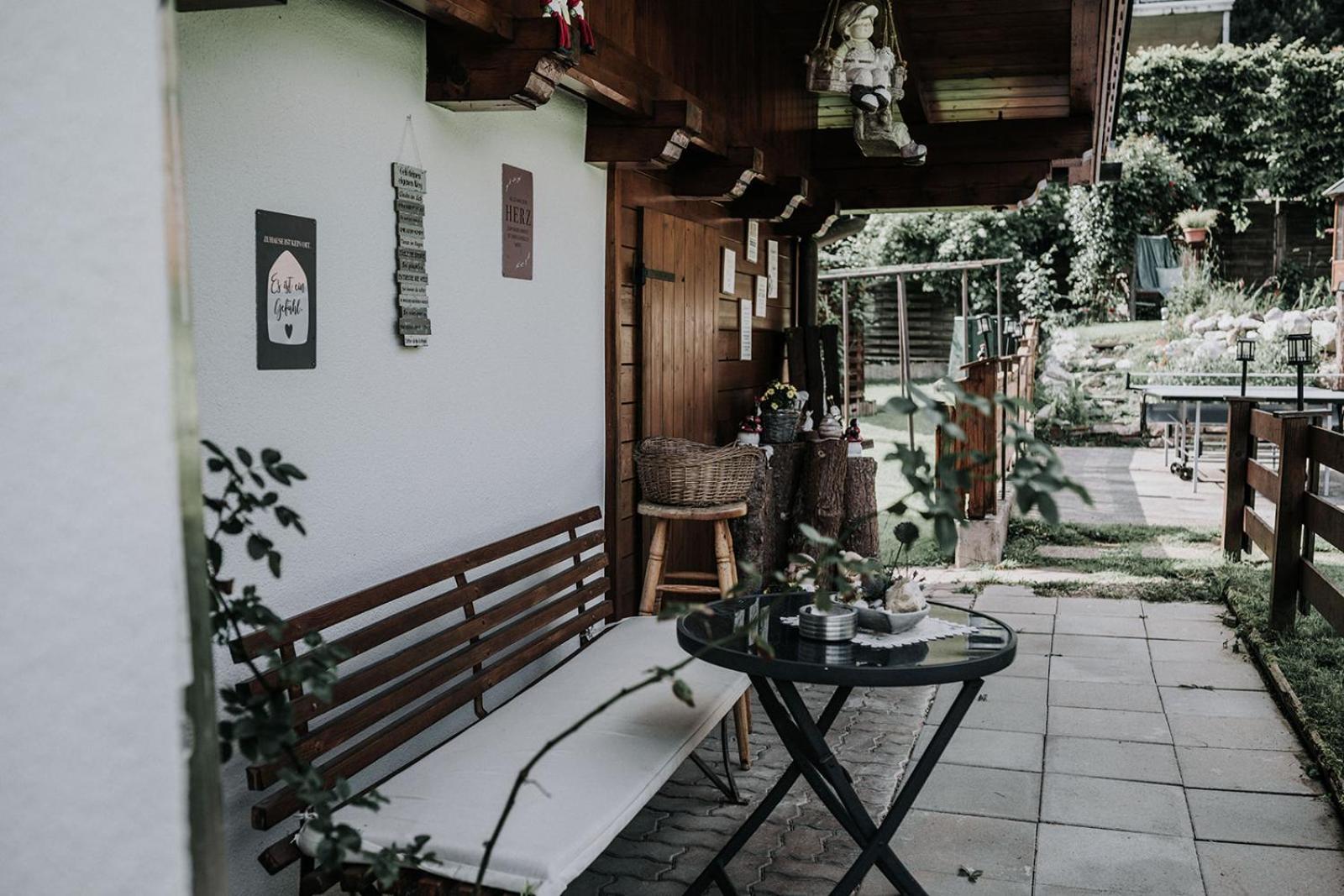 Gaestehaus Waldrand Garni Wiesing Exterior foto